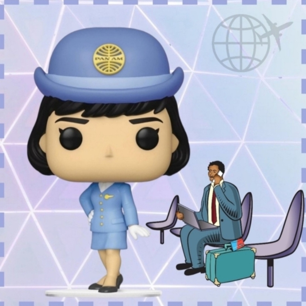 PAN AM STEWARDESS Funko Pop! AD ICONS Box #140